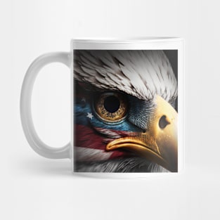 USA, Bald Eagle, America, American Flag, Mug